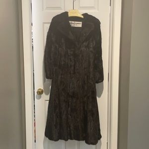 Michael Forrest Full Length Mink Fur Coat